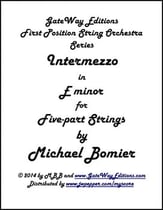 Intermezzo in E minor for String Orchestra Orchestra sheet music cover